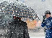 В Украине ожидается мокрый снег и штормовой ветер