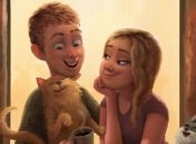 Романтические иллюстрации о любви и взаимоотношениях (Фото)