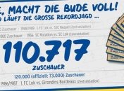 Футбольный клуб продал 110 тысяч билетов на неизвестный матч