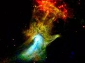 NASA: уникальное скопление звезд в виде "руки Бога" (Видео)