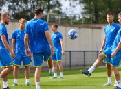 Тренировка олимпийской сборной Украины