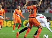 Лига Европы. Первый полуфинальный матч: "Севилья" - "Валенсия" 