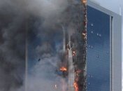 42-этажный небоскреб сгорел в Стамбуле