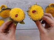 Одуванчики из фоамирана своими руками (Фото)