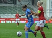 Украинские футболистки проиграли Дании и почти лишились шансов на ЧМ