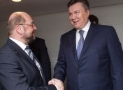 Виктор Янукович и Мартин Шульц обсудили отношения Украины и ЕС  