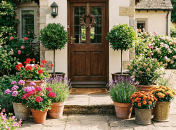 Что посадить у входа в дом