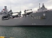 В порт Одессы прибыл турецкий десантный корабль Bayraktar