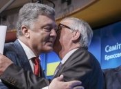 Юнкера тронула до слез встреча с Порошенко