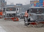 Киев активно борется со снегом