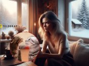 Девушка сдерживает гнев