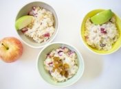 Рисовый пудинг с яблоком для прикорма грудничка (8-10 месяцев)