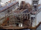 В оккупированном Крыму утонула подлодка вместе с плавдоком 