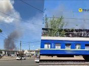 Поезд Одесса-Запорожье пострадал от удара