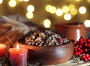 Кутья с халвой и финиками