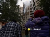 Повреждена многоэтажка в Печерском районе столицы