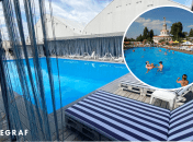 Киевляне спасаются от жары в городе