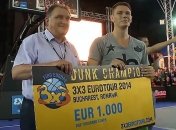 Как украинец Кривенко начал "разрывать" в конкурсе данков (Видео)