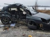 Машины в кюветах, погиб подросток: появились фото и видео аварий под Киевом из-за гололеда