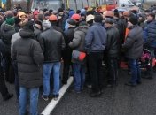 Митинг на Львовщине: шахтеры требуют повышения зарплаты