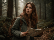 Девушка в лесу