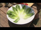 Салат с копченой форелью