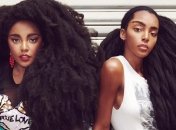 Сестры-близнецы и их объемные волосы прославившие их на весь мир (Фото) 