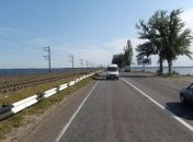Движение по дамбе через Днепр возле Черкасс заблокировано