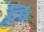 Карта АТО на востоке Украины (23 октября)