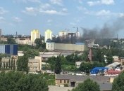 В Киеве на комбинате масштабный пожар 