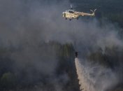 У Чорнобильській зоні горить 10 гектарів лісу (Відео)