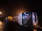 Автобус с детьми во Франции попал в аварию