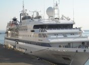 Одесский порт посетила мега-яхта Clipper Odyssey (Фото)