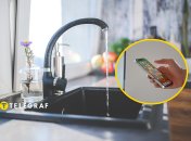 Вода тече із крана