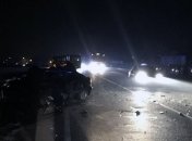 ДТП в Харькове: на Кольцевой дороге маршрутка столкнулась с BMW