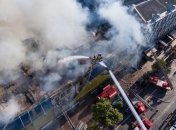 Полиция расследует пожар на Крещатике как поджог