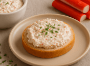 Намазка из яиц и крабовых палочек