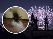 Фейерверк едва не стал причиной возгорания в многоэтажке