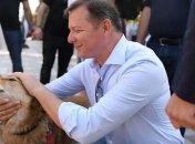 Ляшко пришел в Верховную Раду вместе с собакой (Видео)