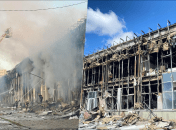 Офис "Сырного Королевства" после обстрела