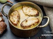 Луковый суп - необычное первое блюдо