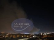 Задымление на месте одного из прилетов