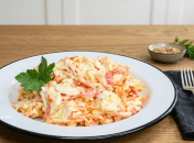 Салат из крабовых палочек и моркови по-корейски