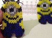 DIY. Резинки Rainbow Loom: как сплести Миньона