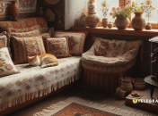 Слово "уют" может иметь славянские корни, но в современном украинском языке его нет.