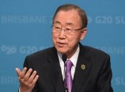 Пан Ги Мун заверил, что сегодня весь мир на стороне Украины