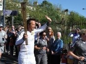 По Украине идет самая длинная в мире факельная эстафета 