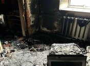 Квартира потерпілої після пожежі