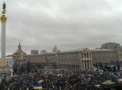 Евромайдан: оппозиционеры выступили перед митингующими