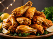 Ці крильця дуже швидко готуються  (зображення створено за допомогою ШІ)